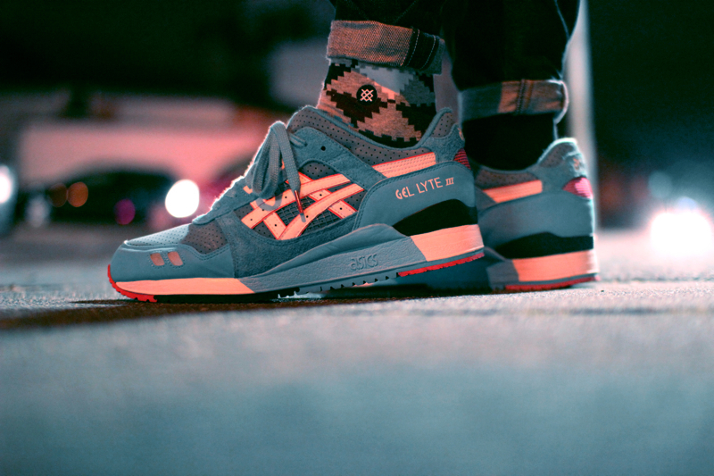 Sneaker Zimmer Asics Gel Lyte III x PYS Teal Dragon