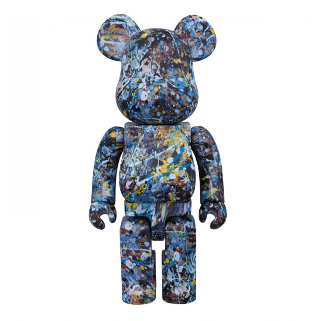 medicom-1000-jackson-pollock-studio-water-print-version-beatrbrick-toy-blue-kkmd1000pollocks
